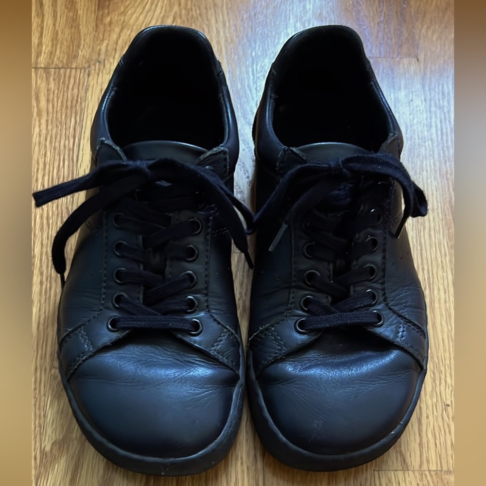 Groundies Universe W black leather court sneakers 37
